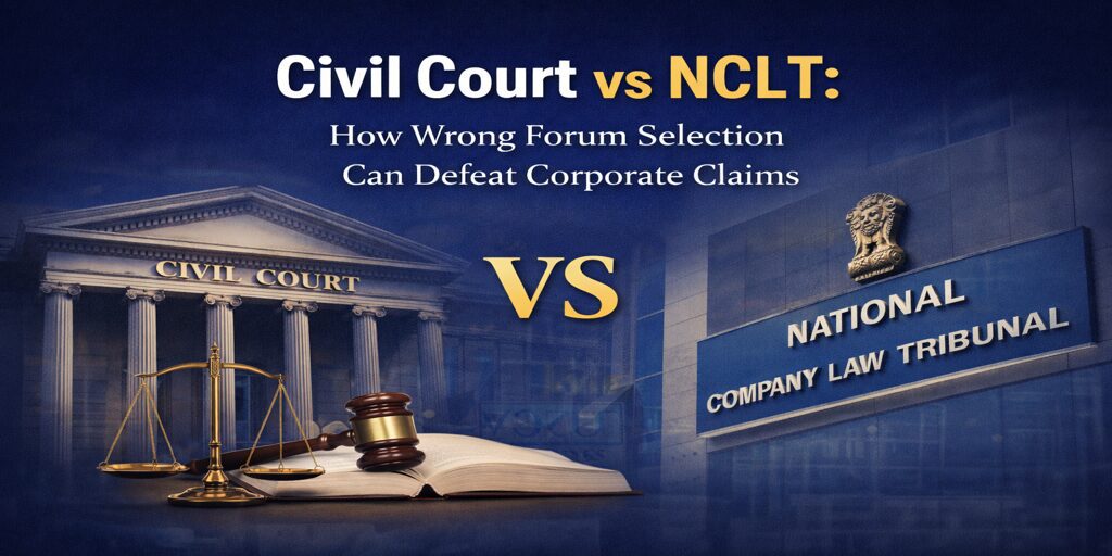 Civil Court vs NCLT: How Wrong Forum Selection Can Defeat Corporate Claims