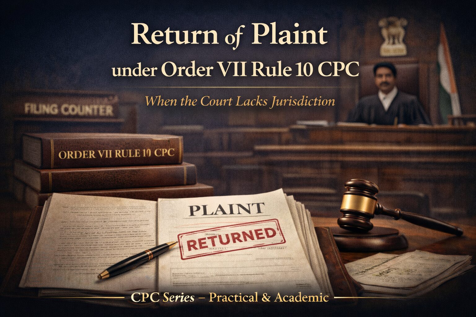 Return of Plaint under Order VII Rule 10 CPC - When the Court Lacks Jurisdiction