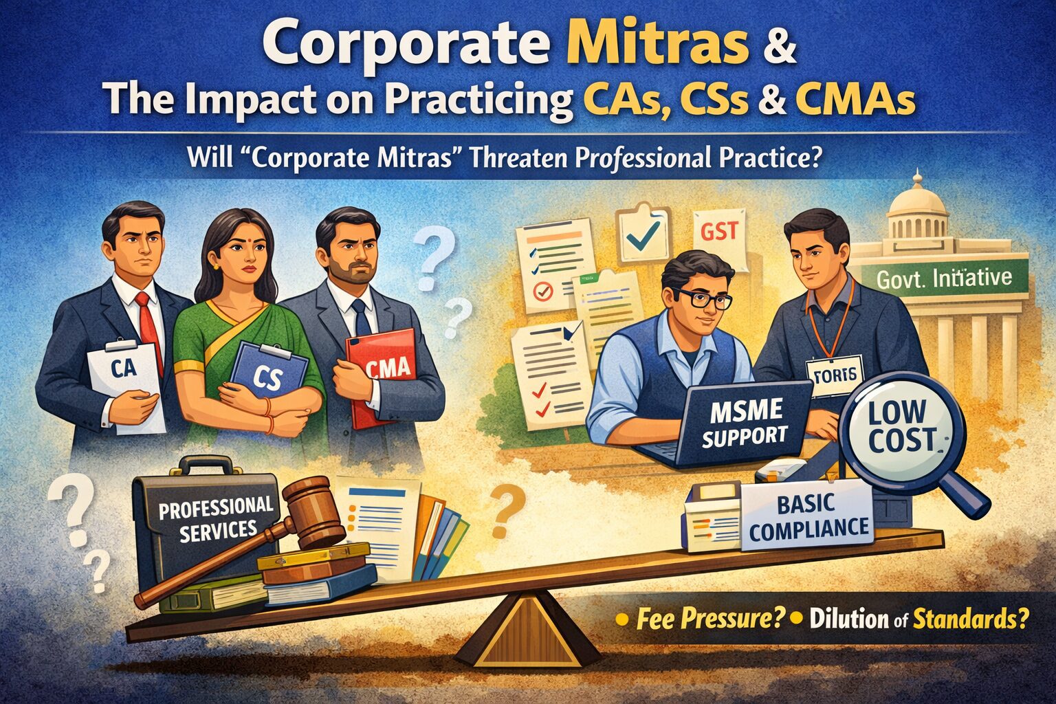 Union Budget 2026–27 and the Proposal of “Corporate Mitras” Threat or Transformation for Practicing CAs, CSs and CMAs
