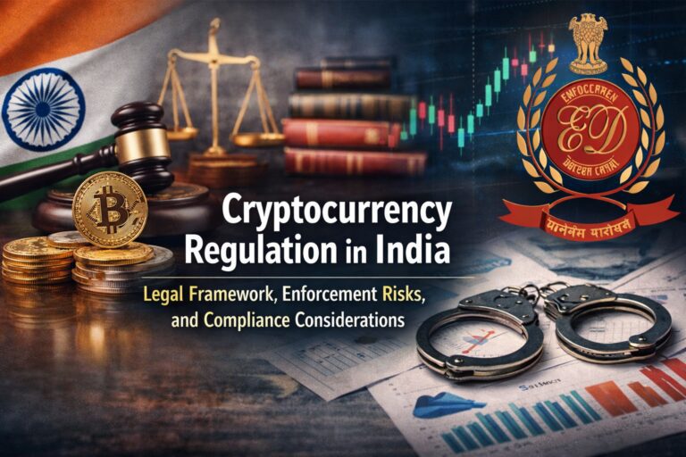 Cryptocurrency Regulation in India: Legal Framework, Enforcement Risks ...