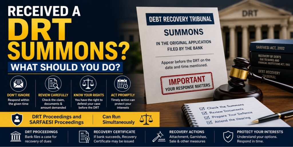 Received a DRT Summons – What Should You Do? : A Practical Guide for Borrowers and Guarantors