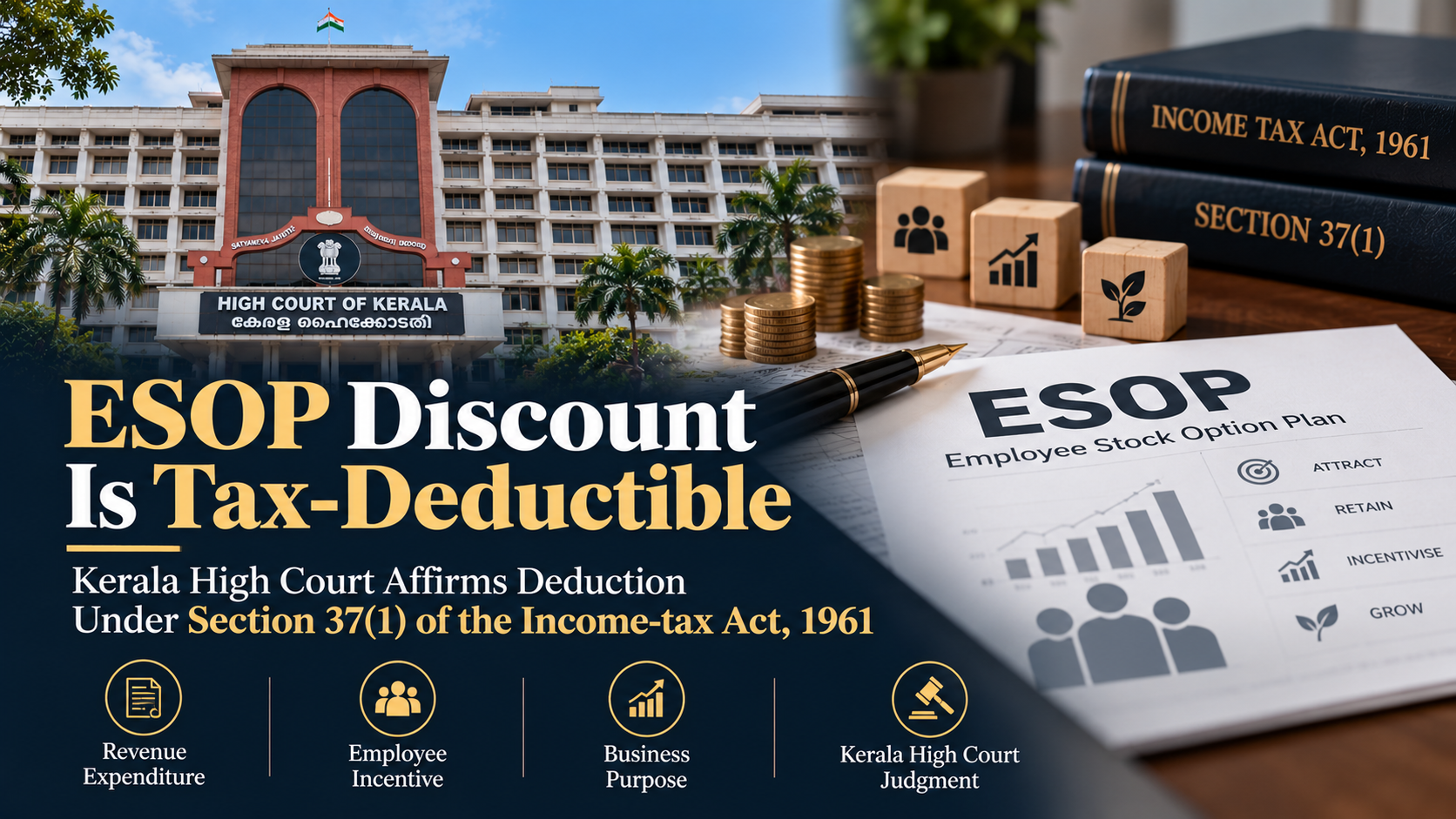 ESOP Discount Is Deductible as Revenue Expenditure: Kerala High Court Affirms Tax Deduction Under Section 37(1)